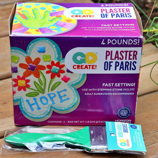 Create With Mom Nature inspired Plaster of Paris platter and giveaway
