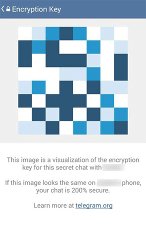 encryption key secret chat telegram