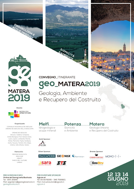 CNG, a Matera il convegno "Geo_MATERA2019" su Ambiente, Territorio e Recupero del Costruito