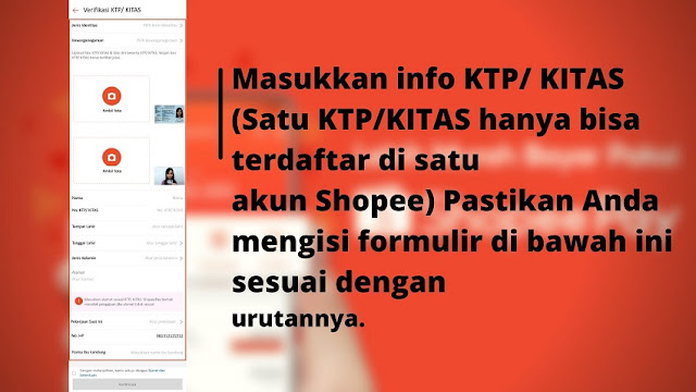 Cara Verfikasi Identitas di ShopeePay