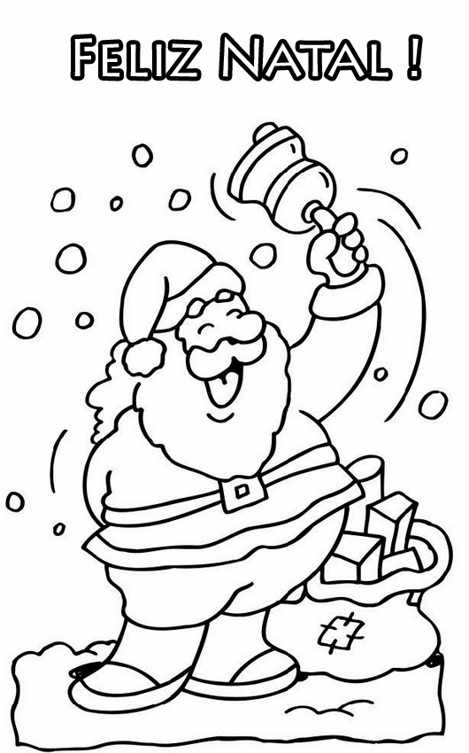Desenho de Guirlanda de Natal e coelhito para Colorir - Colorir.com