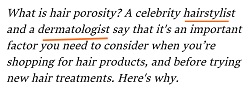 hair porosity