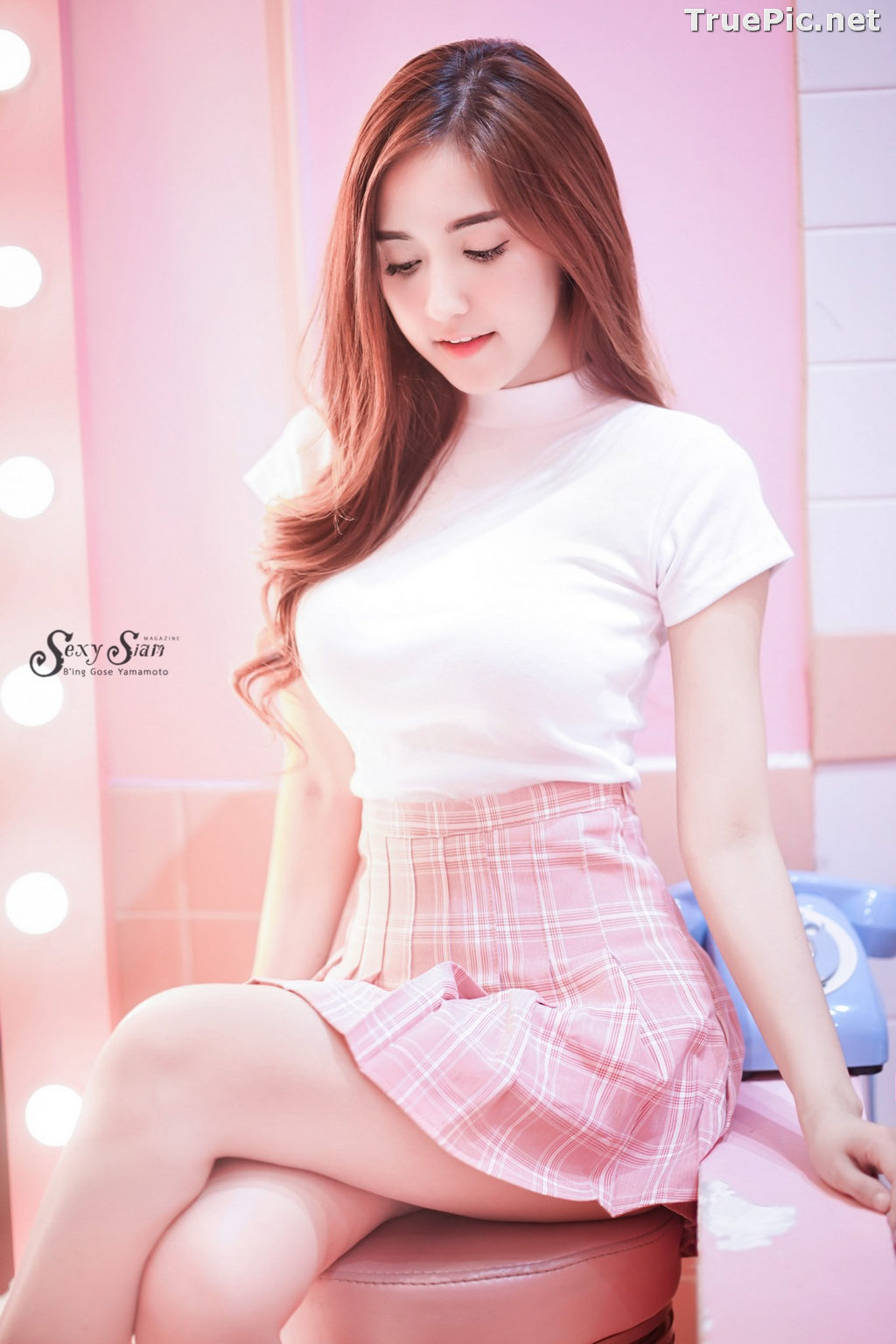 Image Thailand Model - Jarunya Boonya - Pink Love Love Love - TruePic.net - Picture-5