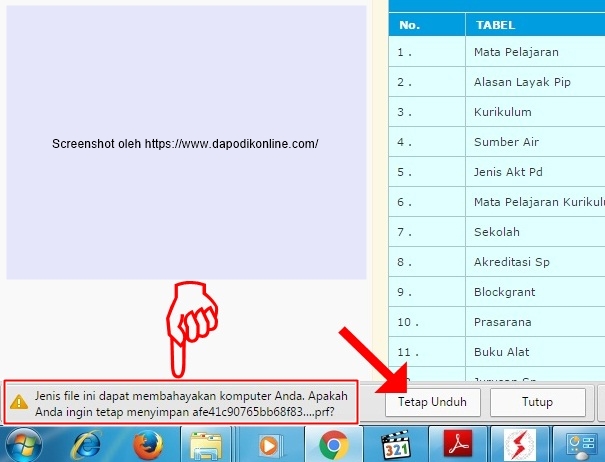 Generate prefill yakni tahapan untuk mengambil database permulaan sekolah dari server agar dap Cara Download/Generate Prefill Dapodik Versi 2021.c Tahun Pelajaran 2020/2021