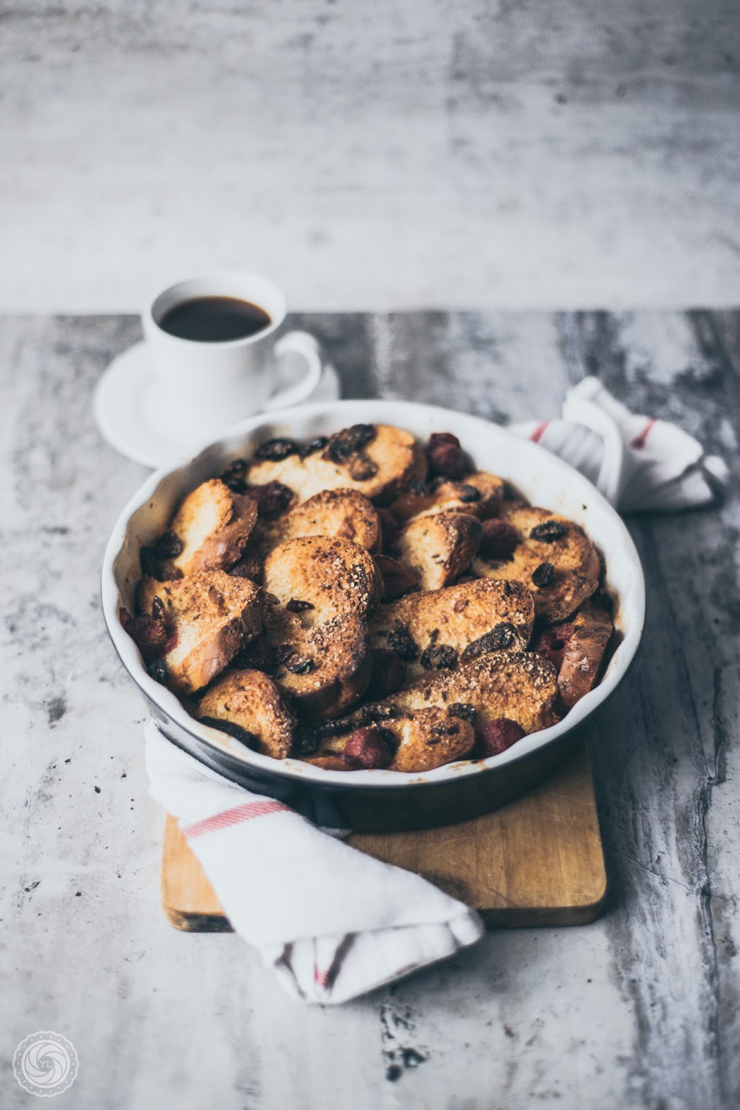 Pudding chelbowy z chałką. Challah bread and butter pudding. Yummy