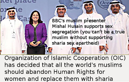 Mishal Husain: My way of life under no threat. Klevius: Thanks to Human Rights - not sharia!