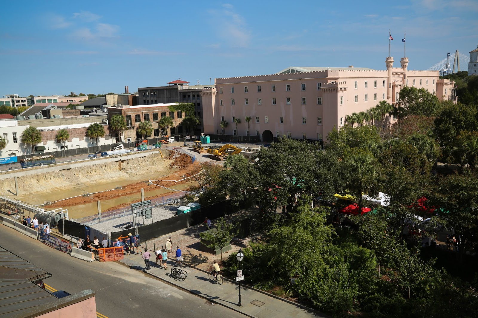 Charleston Daily Photo Progress at Marion Square