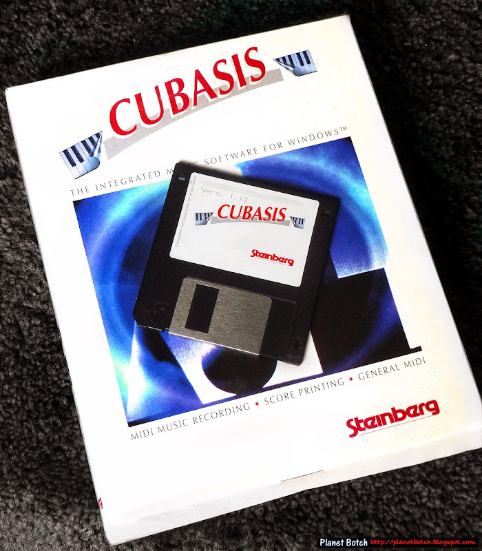 Steinberg Cubasis box with original floppy disk installer