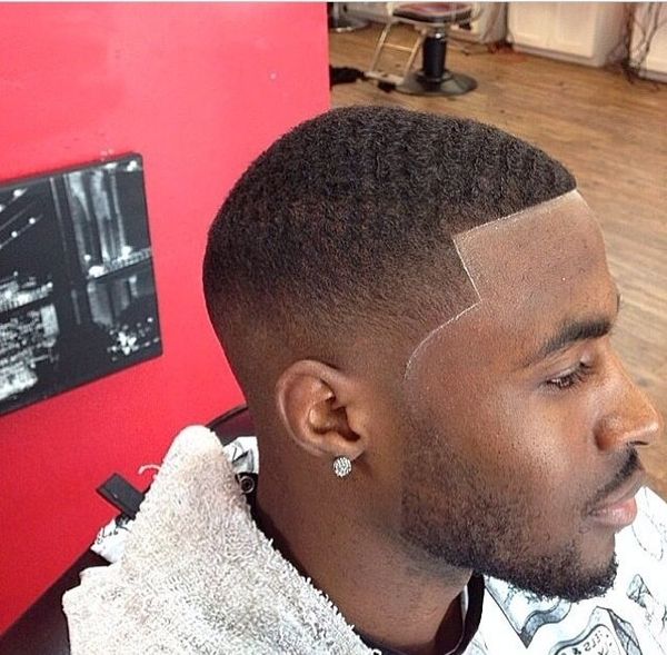 Prefect Black Man Low Fade Cut for Oval Face