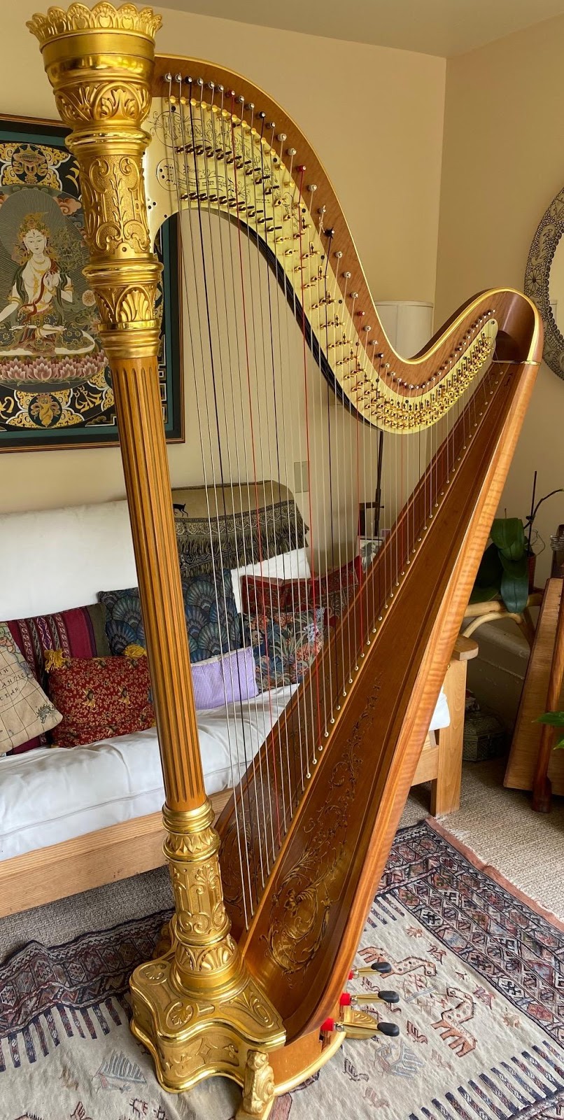 HARP IN LA HARP INFO 2 LYON & HEALY GOLD STYLE 17 (46) 4806
