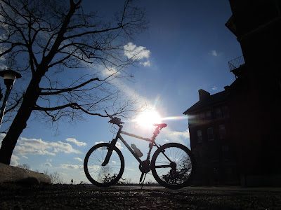 Afternoon sun and bike