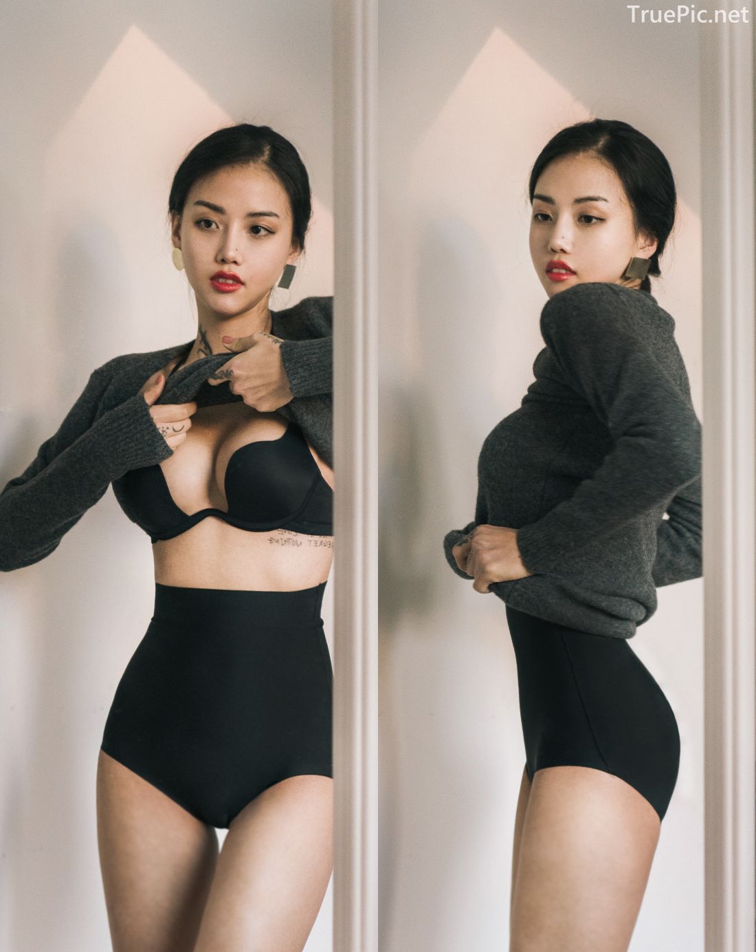 Korean Fashion Model - Baek Ye Jin - Sexy Lingerie Collection - TruePic.net - Picture 96