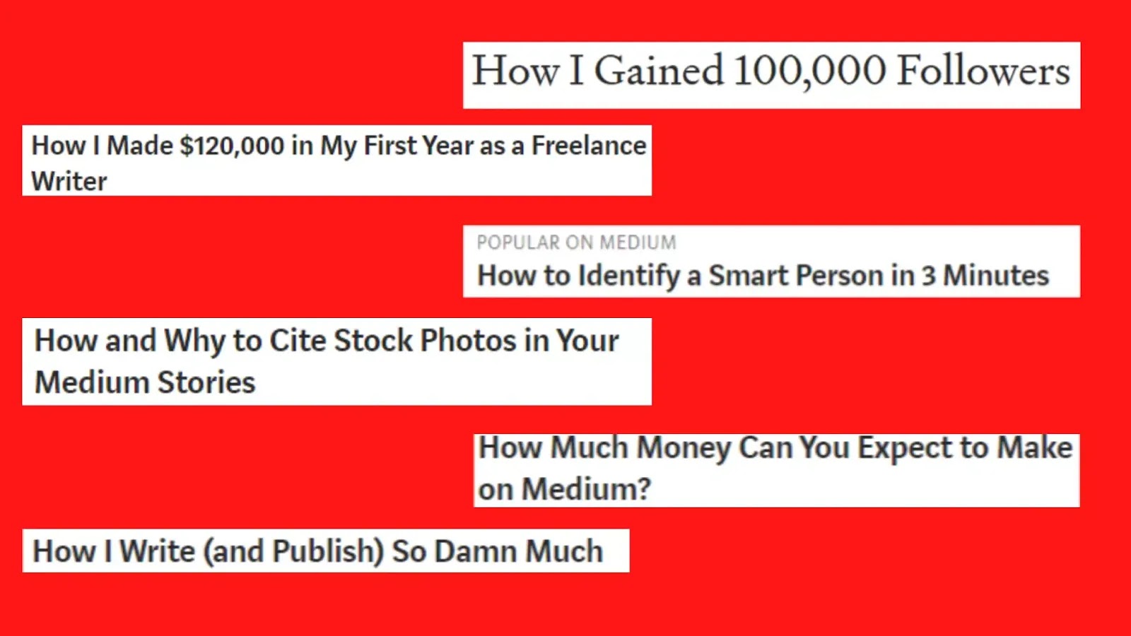 medium writing
