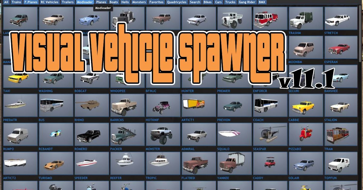 Como instalar o mod Vehicle Spawner no GTA SA e ter qualquer veículo do  jogo!! 
