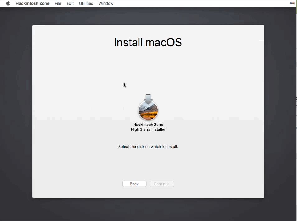 Erase as Mac OS X Extended Hackintosh