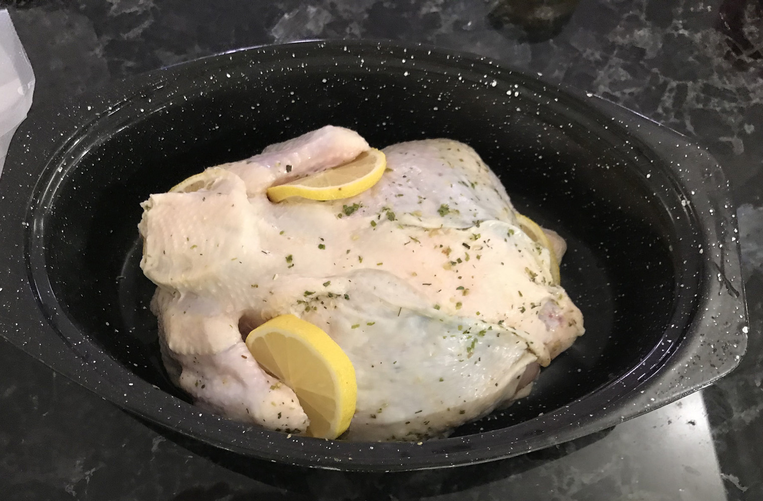 I Roasted a Chicken Upside Down