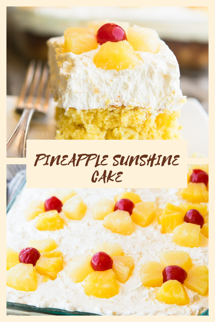 PINEAPPLE SUNSHINE CAKE