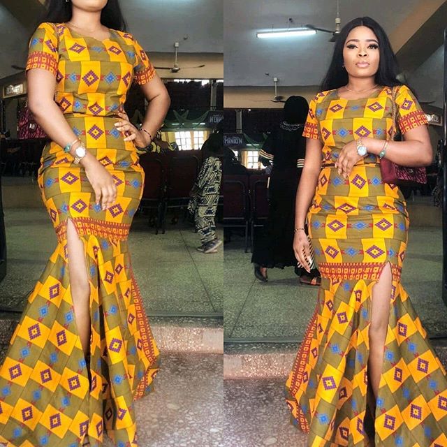 Pictures of Latest Ankara Long Gown Styles: for African Ladies