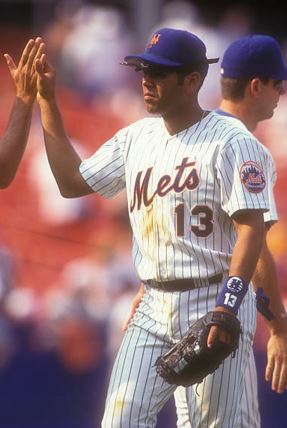 Edgardo Alfonzo player worn jersey patch baseball card (New York Mets  Legend Fonzie) 2002 Playoff Piece of the Game #POG21
