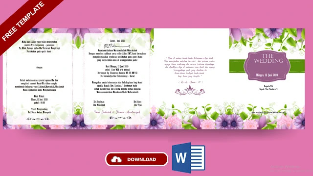 Download Desain Undangan Pernikahan Siap Edit Erba 88140 Contoh