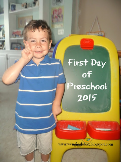 first day of 4 year old preschool at Little Blessings Preschool in Leesburg VA, preschool, children,