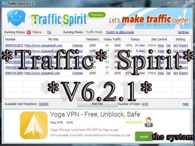 Download Traffic Spirit V6.2.1 free  Download,Traffic Spirit V6.2.1,free,how to work , traffic,website