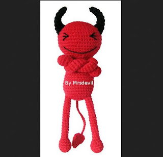 PATRON GRATIS DEMONIO AMIGURUM 5