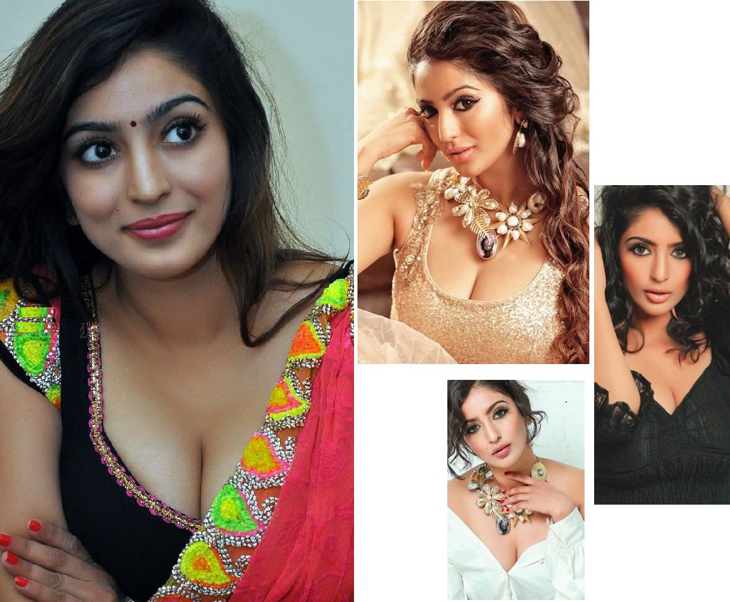 Hot Cleavage Expose By Most Beautiful Indian Heroines Models Pics Enthralling Voluptuous Women
