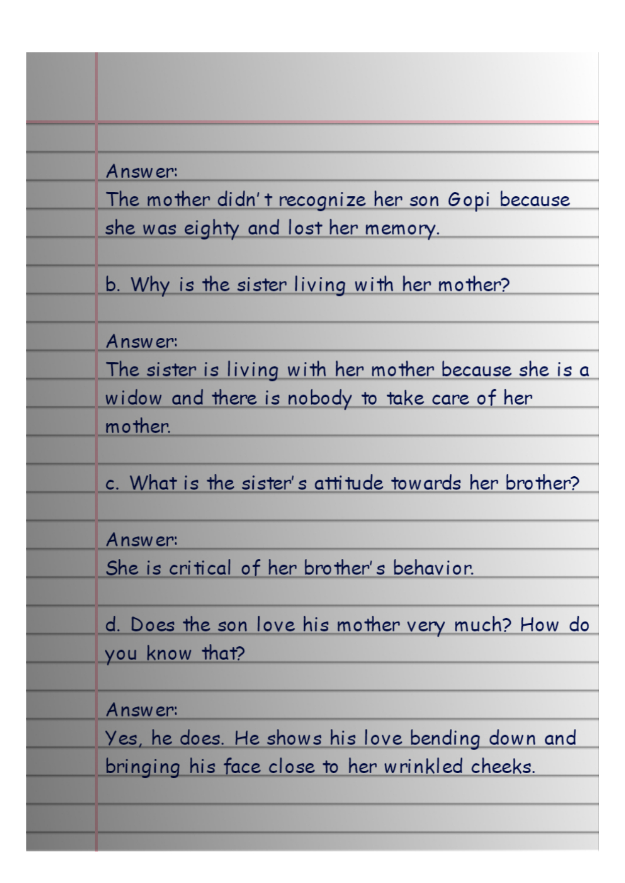 Class 11 English Note Unit 10 The Tattered Blanket The SR Zone