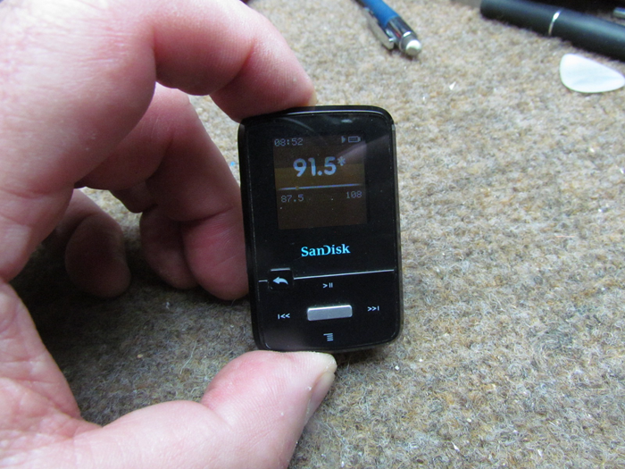 Replacing Rechargeable Internal Battery in SanDisk MP3 Player or