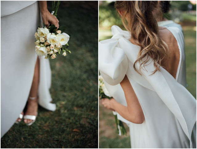 boda casa santonja alicante vestido novia maxi lazo coleta