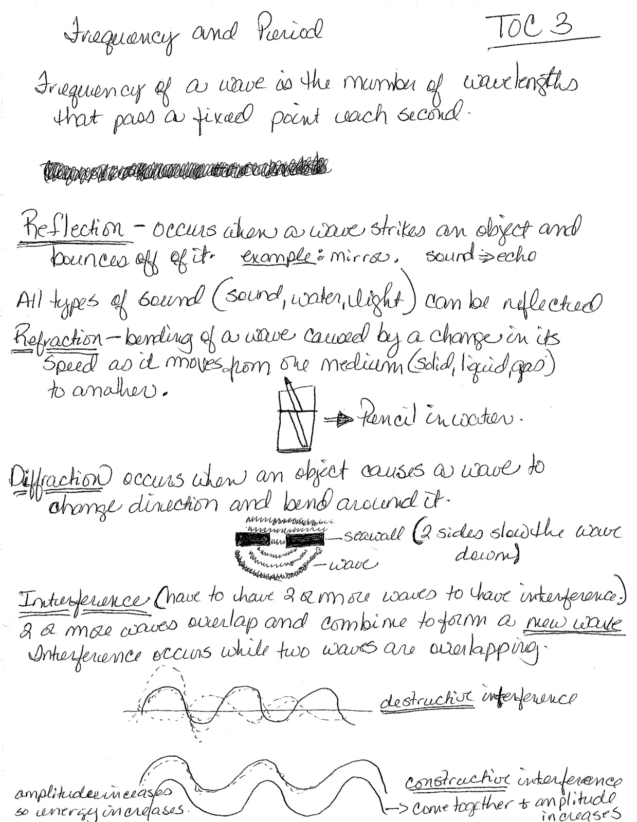 All About Waves Notes Outline Answer Key