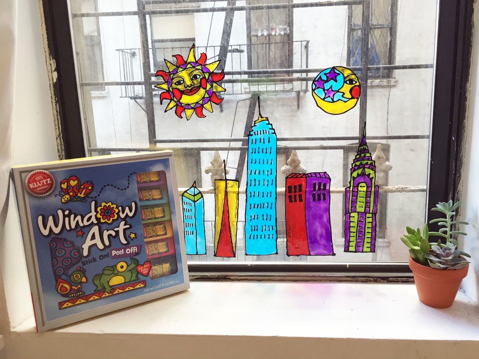 100 Percent Klutz A Room with a View Courtesy of Window Art