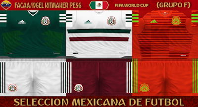 PES 6 Kits Mexico National Team World Cup 2018 by FacaA/Ngel