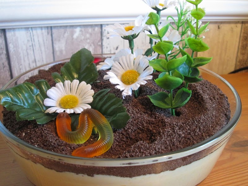 Blumenerde mit Pfirsichquark | WaWü Kulinarische Quälereien