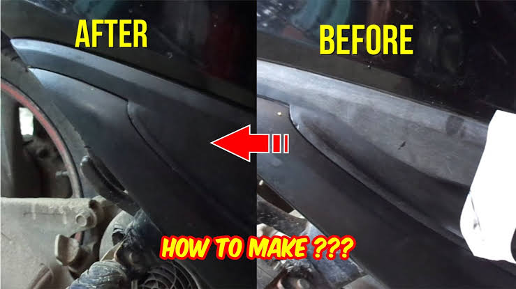 Black fix Cara mengjitamkan body motor