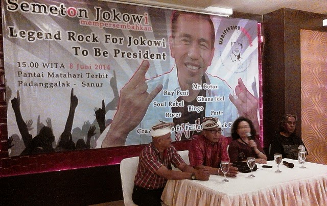 Ogah Kampanye Keras, Semeton Jokowi Gelar Konser Rock