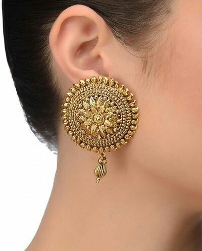 Elegant gold earring designs