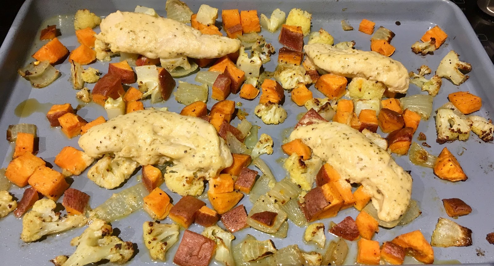 The Gourmet Scientist LemonRosemary Chicken, Sweet Potato, and