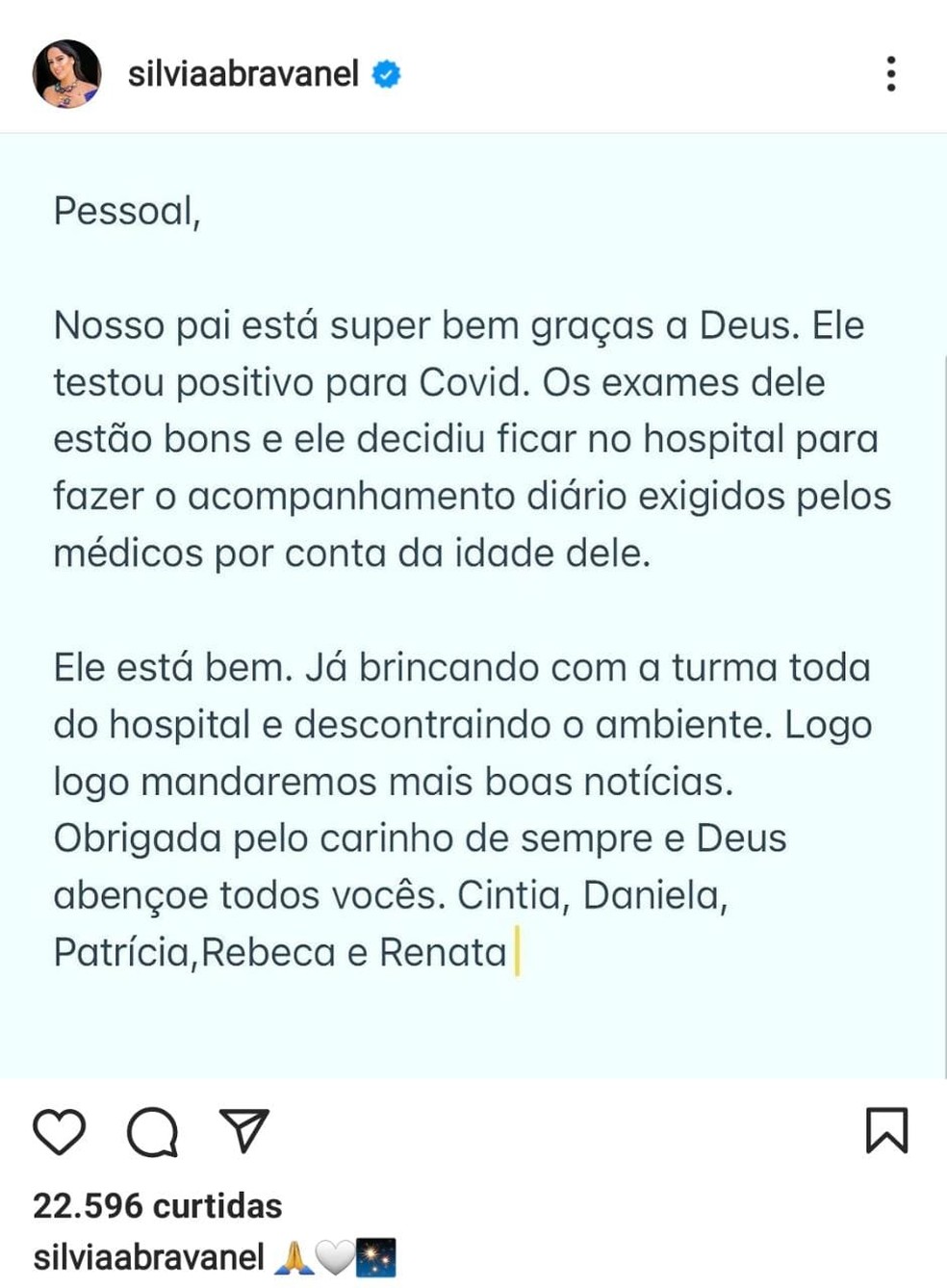 Silvio Santos, de 90 anos, é internado com Covid em São Paulo Silvio Santos, de 90 anos, é internado com Covid em São Paulo