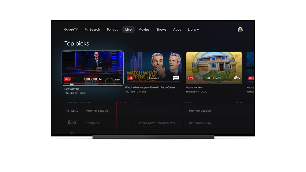 Google TV porta l'intrattenimento ad un livello superiore