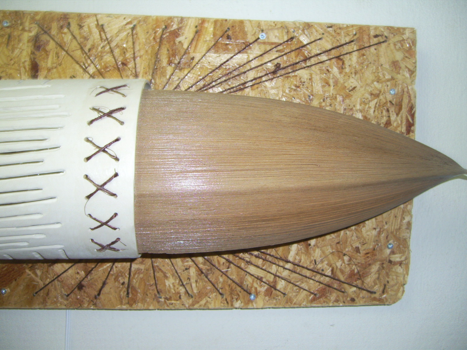 Oficina Luminart: Arandela Natural - Catemba de côco - PVC 150mm