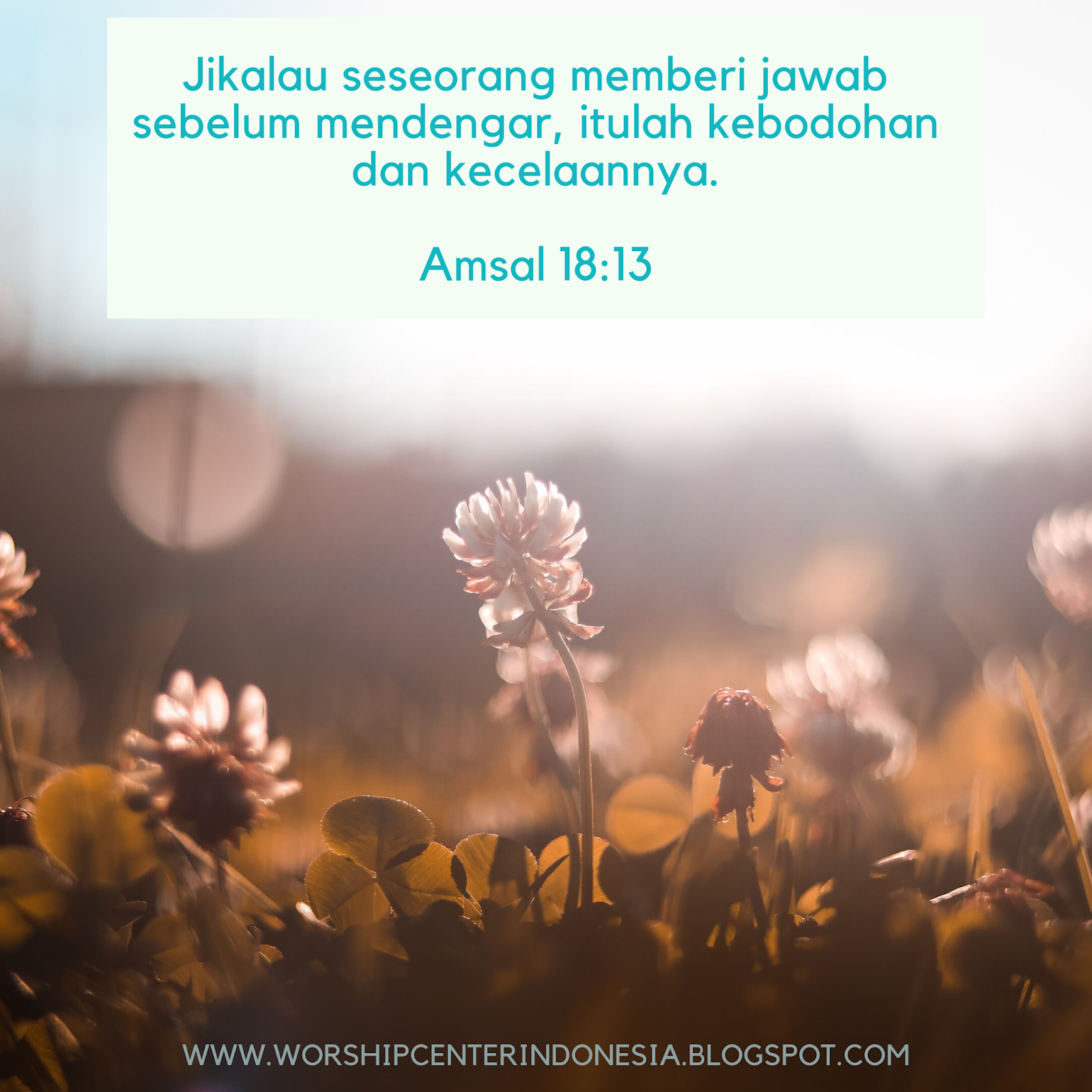 Hikmat Tuhan Dan Orang Bodoh Worship Center Indonesia