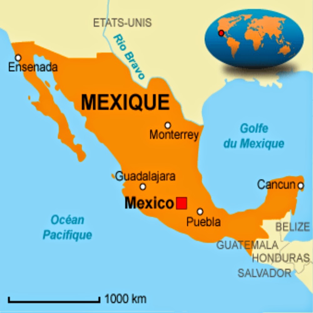 Image Carte Mexique 