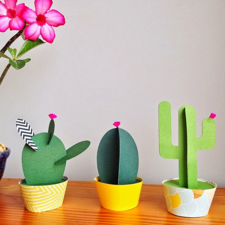 cactus paper craft ideas ~ arts and crafts project ideas