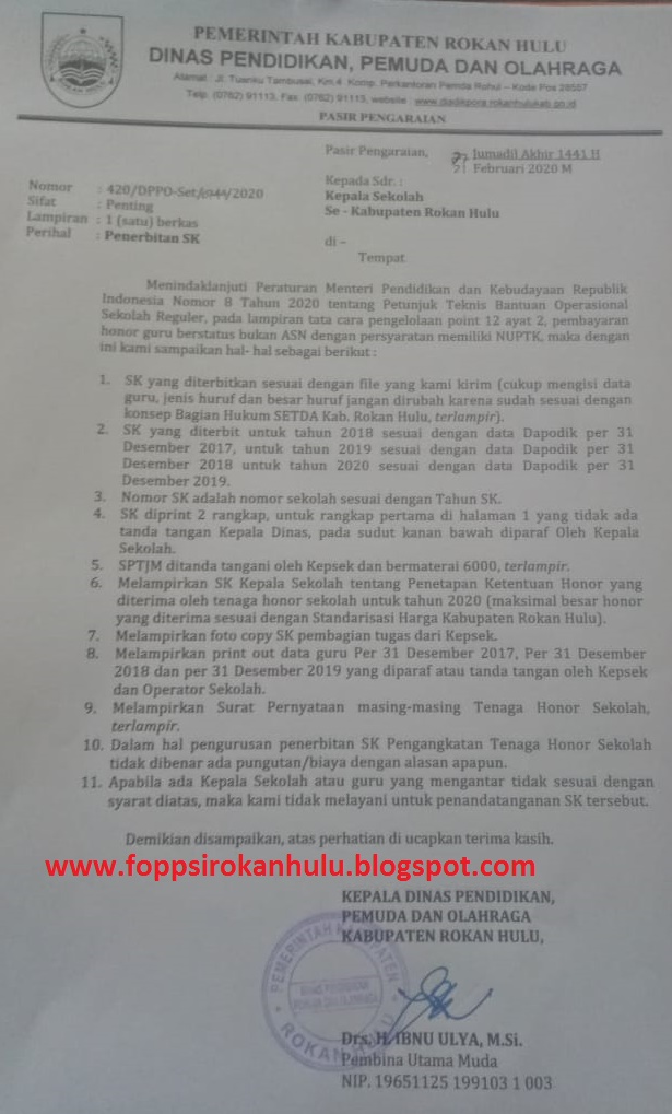 Foppsi Kab Rokan Hulu