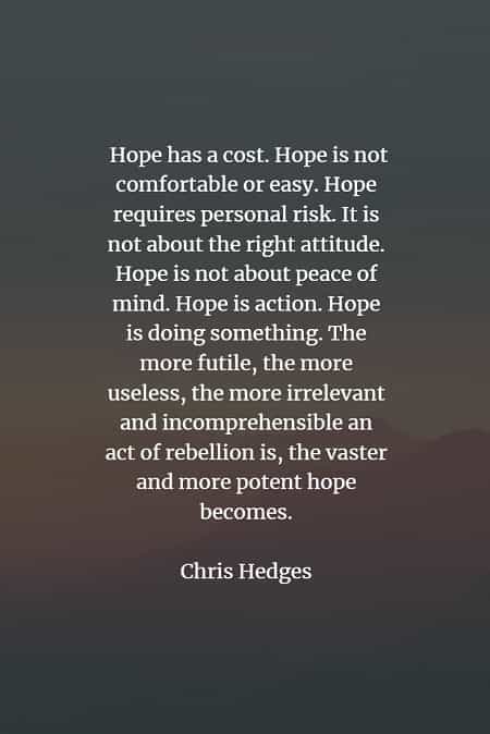 Hope quotes and sayings that will uplift your spirit