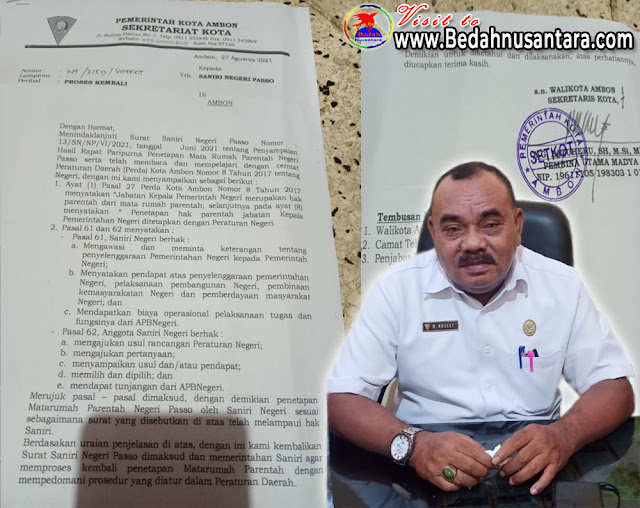 Memalukan, Diduga Penjabat Dan Saniri Negeri Bersepakat Jahat Dengan Sengaja Bohongi Warga Negeri Passo 1 Max rosely kabur