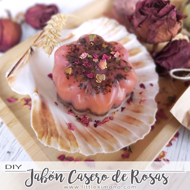 Jabón Casero de Rosas