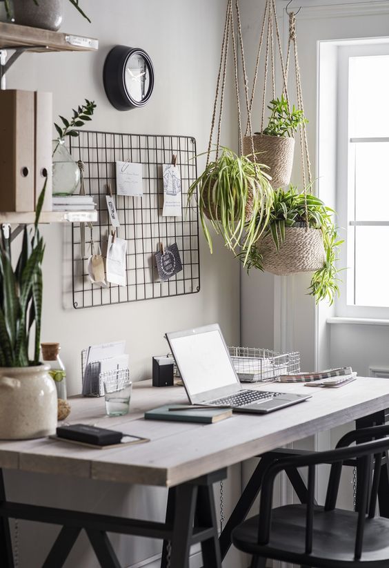  Add Some Greenery In The Office  For More Productivity- design addict mom